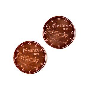 Greece Coin Cufflinks